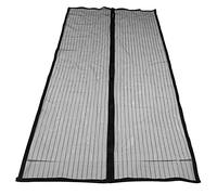 HEEPDD necessità Quotidiane Rete di Chiusura Automatica per Camera da Letto con Design Pieghevole Poliestere Lavabile Adatto Agli Animali Domestici per Porte Scorrevoli Singole Tenda per Porta (BLACK)