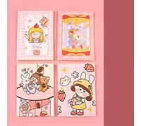 HEEPDD Notebook da Cartone Animato da 4 Pezzi, 32 Pagine NOVEPADS CINETTO Pianificatore di Memo del Diario NAN (Vital Girl (prezzo singolo))