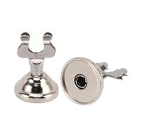 HEEPDD Numero Tavolo in Acciaio Inossidabile da 2 Pezzi, Forma del Cuore, Design Semplice Ed Elegante, Ampia Applicazione, Metallo Robusto, Base Stabile per Matrimoni, Feste e Altro NAN (Tipo a