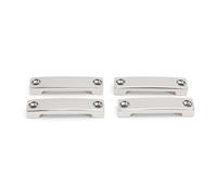 HEEPDD Occhielli per Ancoraggio in Acciaio Inossidabile Occhielli per Cinghia Superiore per Barca Occhiello per Fante con Viti per Kayak Barche Appese per Vela da Sole Canoa Rigging Anello per