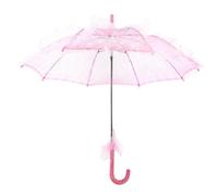 HEEPDD Ombrello in Pizzo, Elegante Ed Elegante, Adatto per Feste di Nozze, Bene per la Categoria del Festival Fotografico (PINK)
