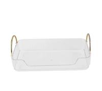 HEEPDD Organizer da Toeletta da Appoggio, Resistente all'umidità, Facile da Pulire, Porta Trucchi e Gioielli per Bagno e Cassettiera Organizer da Toeletta da Appoggio, Materiale in Ferro, Non