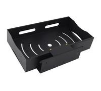 HEEPDD Organizer per Armadio Estraibile Caddy, Cassetto Estraibile in Acciaio Al Carbonio per e Bagno, 2 Pezzi di Stoccaggio (L)