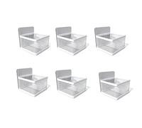 HEEPDD Organizzatore Magnetico per Bustine di tè da 6 Confezioni, Porta tè in Metallo con Divisori Regolabili per Porta del Frigorifero, Bancone della, Ufficio, Bar (Confezione da 6 pezzi)