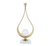 HEEPDD Ornamento a Sfera di, Elegante Design per la Goccia D'acqua Durevole Iron Art Stip Fit per i Regali per la Scrivania del Soggiorno Familiare