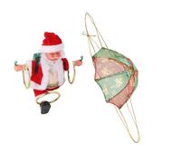 HEEPDD Ornamento da Appendere, Paracadute, Ornamenti Natalizi, Morbido Pile e Materiale PC, Design Carino da Vecchio, Decorazioni Natalizie per Bambini, Categoria Festival (Circolare)