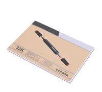 HEEPDD PAD DI MARKER, Carta Neutrale Super Bianca per Marcatori a Base D'acqua Alcolica, Book Sketch Liscio con Fogli, Ideali per gli Artisti Designer DI (32K)