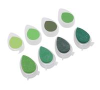 HEEPDD Pad Inchiostro per Goccia D'Acqua, Cuscinetto Ad Inchiostro Solubile in Acqua 4 Colori Inkpad Artigianale Multifunzionale per Carta in Legno in Tessuto con una Robusta Scatola di (54#13)