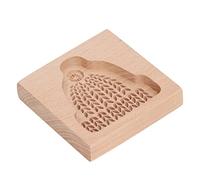 HEEPDD Padella di Biscotti in Legno Scolpita (Hat 15x8.5x30.5cm)