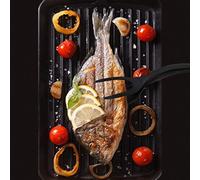 HEEPDD Padelle 2 in 1 Uova Fritta Spatola, 2 in 1 Presa e Capovolgimento Spatola per Utensili per le Pinze per Panca da Panca da Pancake Bistecca di Pancake Nan (BLACK)