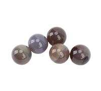 HEEPDD Palline di Agata Grigia in Pietra Grigia, Sfere in Pietra Lucida, Accenti Decorativi Unici, Perfetti per Decorazioni per la Casa e Regali Significativi Altri Oggetti da Collezione