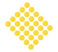 HEEPDD Palline in Schiuma Colorata, Materiale EVA, Palline da in Schiuma Morbida 30 Pezzi per Allenamento Swing e Pratica Indoor (YELLOW)