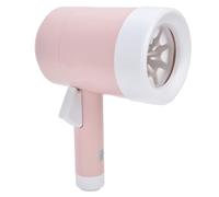 HEEPDD Pannello per Lavatrice Manuale per la Tazza di Pulitore per Animali Domestici Portatili per Gatti e Cani Design a Rotazione 360 ° Materiale Silicone Ad Aspirante Rosa Maniglia