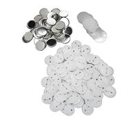 HEEPDD Parti Posteriori per Bottoni, Materiale, 100 Set Kit Badge Fai-da-te con Dimensioni 44 Mm per Progetti Artigianali e Amanti degli Animali Parti Posteriori per Bottoni, Lamiera Stagnata e