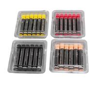 HEEPDD Pastelli 4 Colori Set Pastello Pastello a Olio Morbido, 24 Pezzi Colori Vibranti Olio di Artistico Set di di Miscela Liscio di per Dipingere Disegno Disegno su Carta in Legno Tessuto in Vetro