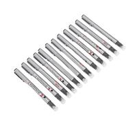 HEEPDD Penne Micro Fineliner 12pcs, Marcatori di Inchiostro Penne Tecniche Marcatori di Schizzi Neri per Artisti Principianti con 12 Dimensioni Senza Sanguinamento Senza Soffia