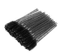 HEEPDD Pennello per Ciglia Usa e Getta in Nylon 50 Pezzi, Bacchetta a Spirale Portatile Facile Applicazione del Mascara, Ideale per i Viaggi e i Truccatori Strumento per l'estensione delle Ciglia