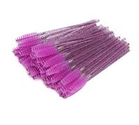 HEEPDD Pennello per Ciglia Usa e Getta in Nylon 50 Pezzi, Bacchetta a Spirale Portatile Facile Applicazione del Mascara, Ideale per i Viaggi e i Truccatori Strumento per l'estensione delle Ciglia