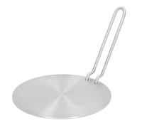 HEEPDD Pentola per Piano Cottura a Induzione con Diffusore di Calore, Piastra Adattatore per Fornello in Acciaio Inossidabile con Maniglia Antiscottatura per Fornelli Elettrici e Uso a Bruciatore