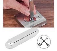 HEEPDD per Cuoio in Legno Artigianato Artigianato Fai -da -te Cranio Design del Cuore di Timbro Metall (#7)