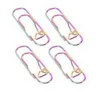 HEEPDD per Penna in Acciaio Inossidabile da 20 Pezzi, Portapenne con Graffetta con Esterno Lucido per L'organizzazione Scolastica Dell'ufficio del Taccuino del Diario