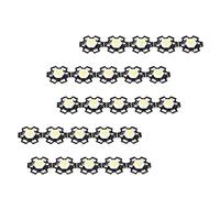 HEEPDD Perline Luminose a LED da 25 Pezzi 3W, Elevata luminosità, Basso Consumo Energetico, Lunga Durata, con Substrato in Alluminio, per (30000-35000K)