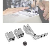 HEEPDD Piedino per Arricciatore per Macchine da Cucire, Materiale in Acciaio, Set da 2 Piedini per Tessuti Spessi e Sottili, Ideale per gli Utenti di Jeans, Lana di Cotone Chiffon