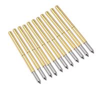 HEEPDD Pins della Sonda di Prova a Molla in Ottone Set, Penne in Traghetto 100 Pezzi 2,0 Mm per Test Conduttivi