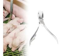 HEEPDD Pinze per Tagliadenti per Maialini in Acciaio Inossidabile con Raccoglitore, Forbici Ergonomiche in 3 Dimensioni per Cani, Cuccioli, Conigli, Cura del Bestiame Forniture per Pollame e