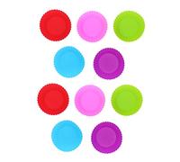 HEEPDD Pirottini da Forno Riutilizzabili in Silicone da 12 Pezzi, Pirottini da Forno Riutilizzabili in Silicone, Antiaderenti, Lavabili in Lavastoviglie, con Congelatore, Adatti Al