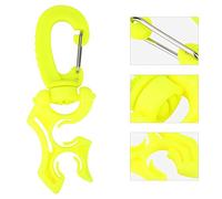 HEEPDD Porta Clip del Tubo Tubo di Immersione Doppia BCD per Tubi a Bassa Pressione con Fibbia per Gancio a Scatto per Attrezzatura Immersione Materiale (Green)