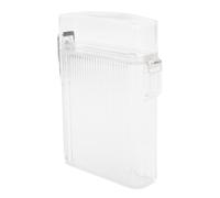 HEEPDD Porta del Badge ID a Prova d'acqua, Porta Badge ID Carta d'identità in Plastica Case di Box con Cordino per Fischio per la Patente di Credito in Contanti Cards di Tastie di Tastiera (#2)