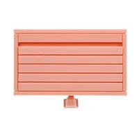HEEPDD Porta della Chiave da Garage Mini, Organizzatore di Montaggio a Parete 3D con Porta di Apertura, Scatola di Stoccaggio delle Chiavi Pratiche per Appassionati di Auto e Famiglie