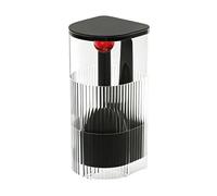 HEEPDD Porta Pennelli per Trucco, Scatola Organizer per Trucco con Coperchio, Impermeabile e Antiscivolo, Ideale per l'organizzazione del in Camera da Letto e Bagno, Porta Pennelli per 4,3x4,7x8,7