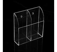 HEEPDD Porta Telecomando, Scatola Portaoggetti in Acrilico, Organizer Trasparente per Telecomandi e Telefoni, Ideale per la Casa e l'ufficio