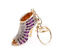 HEEPDD Portachiavi Tacco Alto, Strass Cristallo Tacco Alto Scarpa Portachiavi Pendenti per Regalo Regalo Decorazione Borsa Borsa Telefono Donna Donna Ragazze