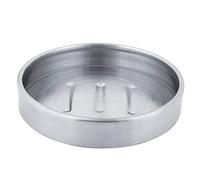 HEEPDD Portasapone Portasapone in Acciaio Inossidabile, Grandi Dimensioni, Resistente Alla Ruggine, Argento, 4,06x4,06x0,79 Pollici, per Uso Domestico e in Hotel Uso Quotidiano in Bagno