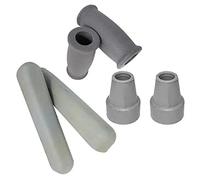 HEEPDD Prodotti per la Cura delle Ascelle della Stampella, Comodi Cuscinetti in Gomma con Assorbimento degli Urti per Adulti e Giovani, Accessori per Stampelle Antiscivolo, Grigio