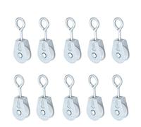 HEEPDD Puleggia Piccola, Ferro e Plastica, Puleggia Compatta e Robusta, 25 Pezzi per Carichi Pesanti per Agricoltura e Serre