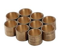 HEEPDD Punta in Ottone per Stecca da Biliardo, Materiale in Rame, Puntali da Snooker da 10 Pezzi da 9 Mm per la Riparazione di Stecche da Biliardo (10MM【Senza Denti】)