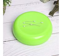 HEEPDD Puntaspilli Magnetico, con Portagraffette, Organizer Compatto per l'artigianato in Casa e Ufficio Puntaspilli Magnetico, Ago da Cucito Rotondo e Accessori per Indumenti (GREEN)