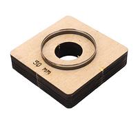 HEEPDD Punzone Artigianale per Pelle, Fustella, 50 Mm per Pelle, Artigianato Fai-da-te e Altro Punzone Artigianale per, Taglio Rotondo in Acciaio Legato con Strumenti Industriali