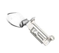 HEEPDD Raccoglitore per Macchina da Cucire Industriale, Piedino per Orlo Arrotolato in Acciaio Inossidabile per Applicazioni di Cucito Domestico e Industriale