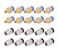 HEEPDD Raccordi per Stampanti 3D Essenziali Imposta PC4 - M6 PC4-10 Facile Installare Fits Ender 3, Ender 5, CR -10 Pack NAN