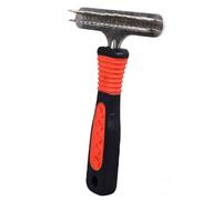 HEEPDD Rastrello per Toelettatura Grande per Cani, Acciaio Inossidabile, Doppia di Spilli, Riduce la Perdita di Pelo per Golden Retriever, Comodo Pettine Districante per Razze a Pelo Lungo