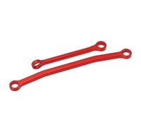 HEEPDD RC - Cravatta per barra di sterzo, leggera, facile installazione, facile controllo per 1/24 kit di asta di accoppiamento fai da te (rosso)