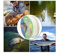 HEEPDD Rete Solubile in Acqua, Materiale PVA, Lunghezza 5 M, Facile da Usare per Riporre Esche da Pesca per Pescatori (37MM)