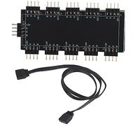 HEEPDD RGB Hub a 10 Mod Modta Madono Cavo di Estensione della Ventola RGB per Accessori per Computer Aura SVNC Compatibile (12V 4-pin)