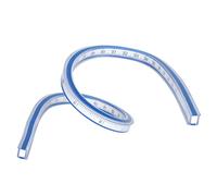 HEEPDD Righello Curvo Flessibile, Strumento per Cucire e Disegnare, Lunghezza 50 Cm per Misurazioni Precise in Qualsiasi Scenario Righello Curvo Flessibile, Misurazione in Plastica per Ricamo e