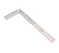 HEEPDD Righello in Alluminio da 90 Gradi, Strumento di Misurazione Lineare di Precisione con Scale Chiare Fino a 1 Mm di Lunghezza 12 Pollici per Professionisti della Lavorazione del Legno e